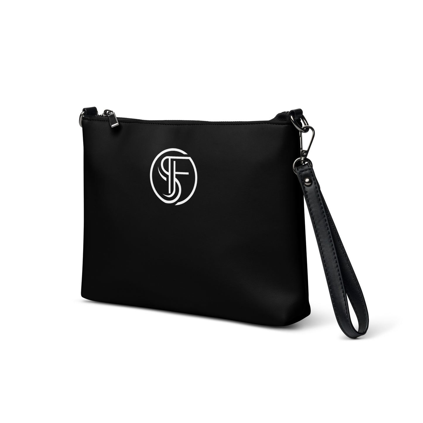 SF Crossbody - Leather Wristlet Bag