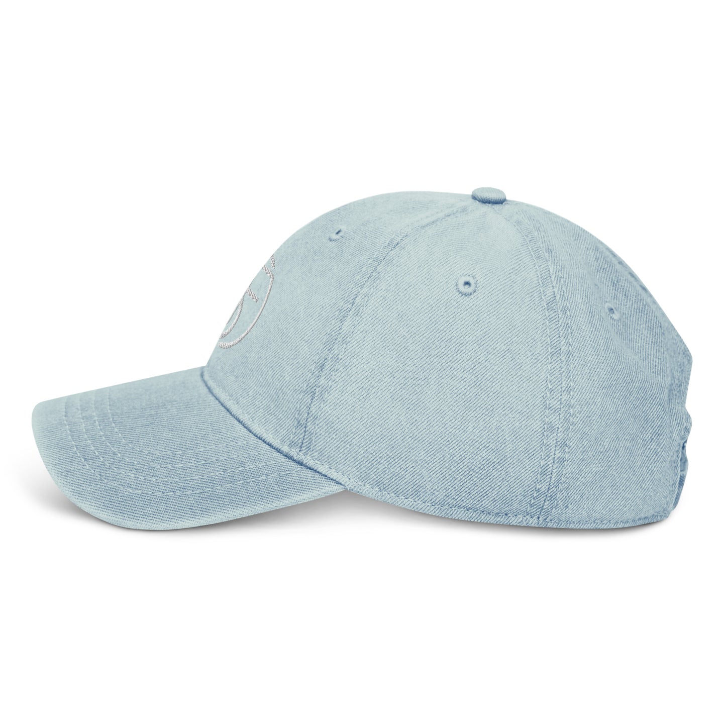 Embroidered Denim Hat